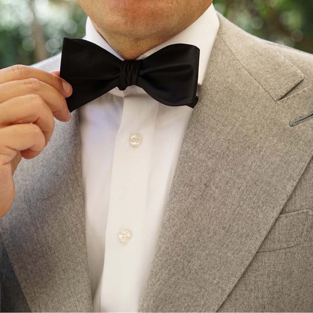 NWT Otaa Bond Black - Bow Tie (Untied)
